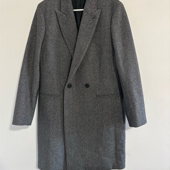 Theory Other - New With Tags Men’s Wool “Theory” Kensington Charcoal Trench Coat Size Large